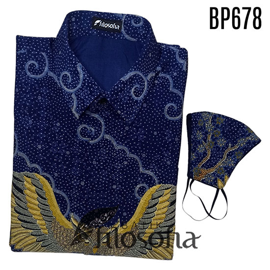 Images Batik Biru Motif Burung