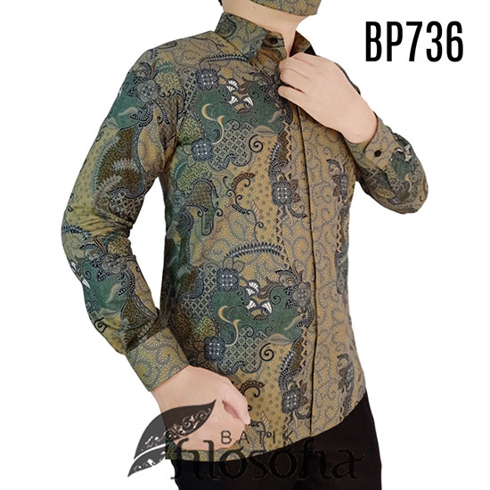 Gambar Batik Pria Modern Katun
